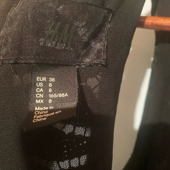 H & M Sequin black dress - Size  8 - Picture 3 of 4